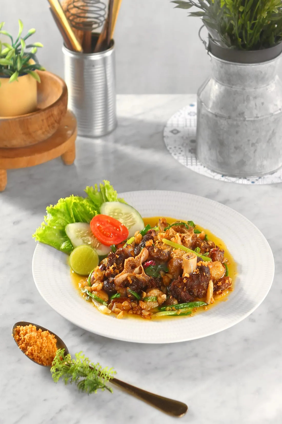 Buntut Goreng Saus Mentega